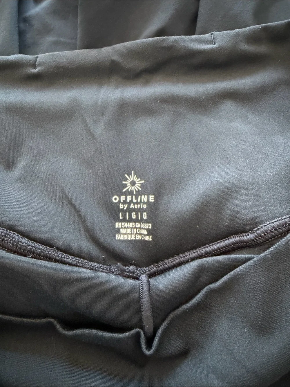 Aerie Skirt in black with built in shorts